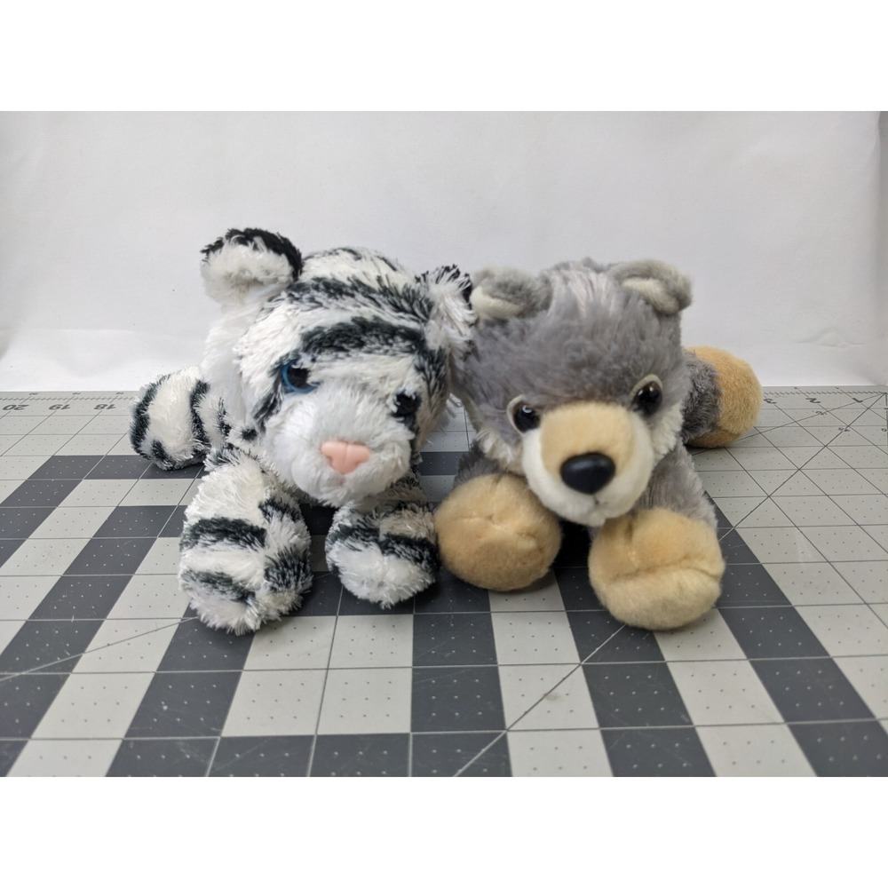 Aurora‎ Siberian Tiger Husky Wolf Dog Plush Lot 2021 2018 Stuffed Animal Toy